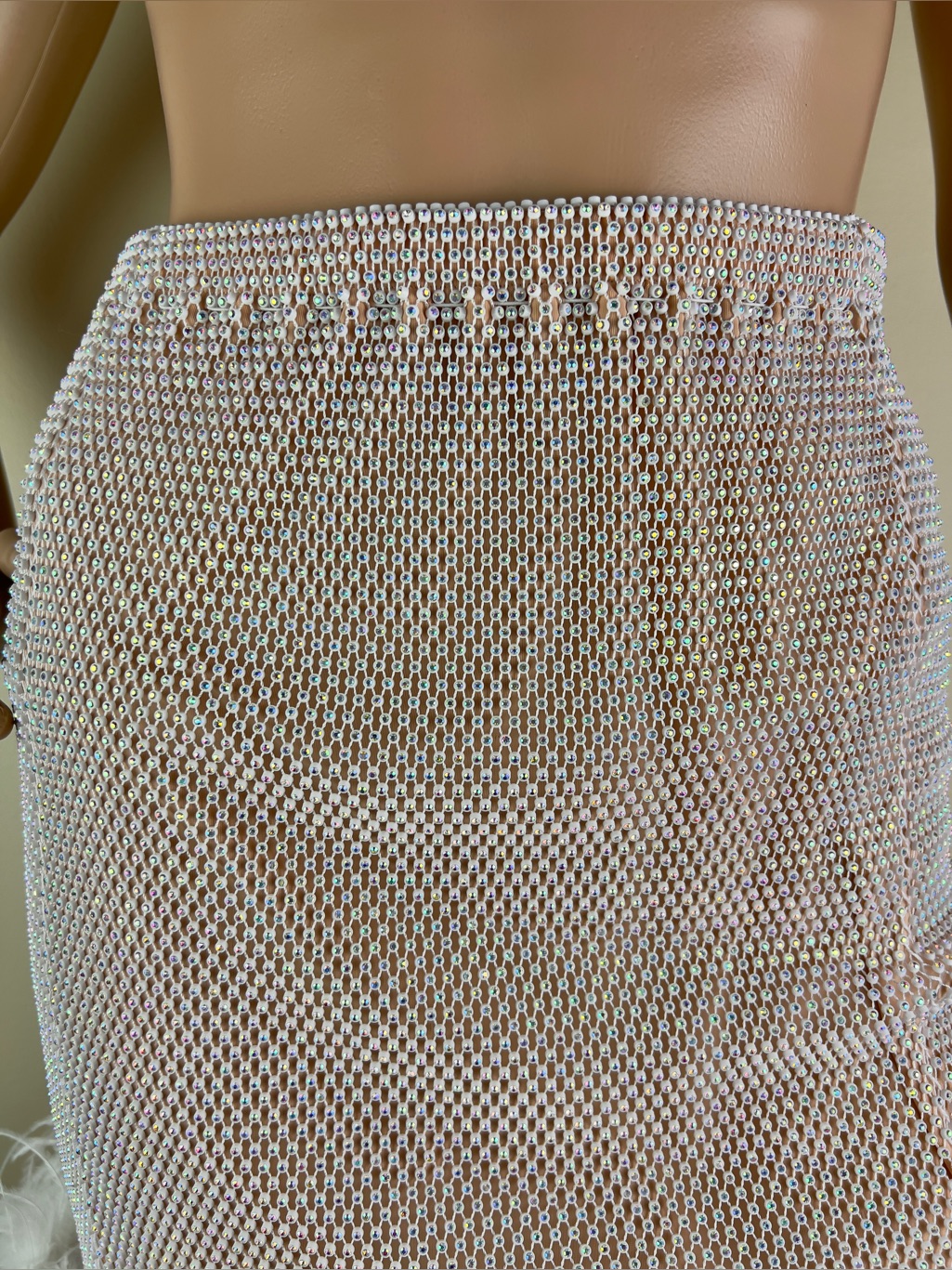 New Santa Brands Revolve White Mini Skirt — image 3 of 8